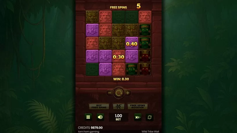 Wild Tribe Wall slot screenshot 5