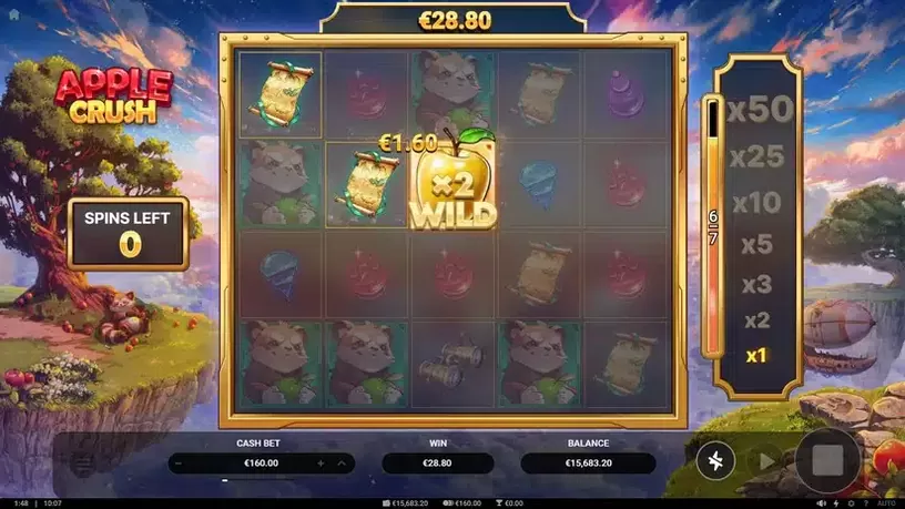 Apple Crush slot screenshot 4