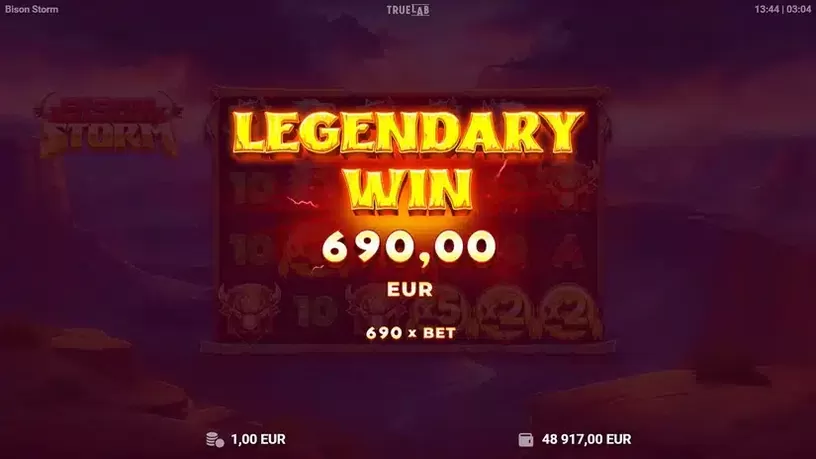Bison Storm slot screenshot 5