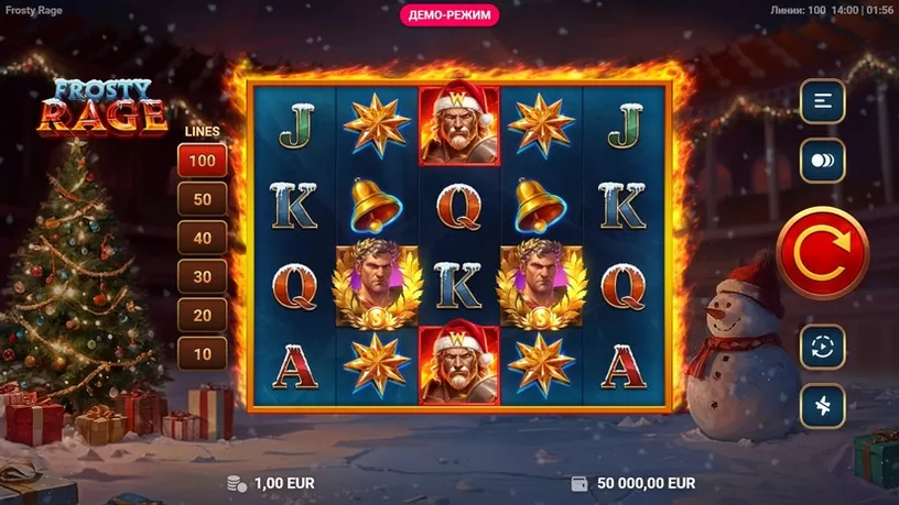 Frosty Rage slot screenshot 1