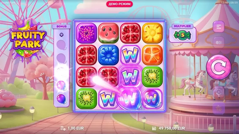 Fruity Park slot screenshot 2