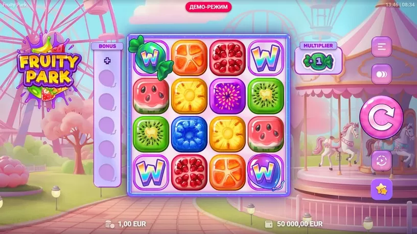 Fruity Park slot screenshot 1