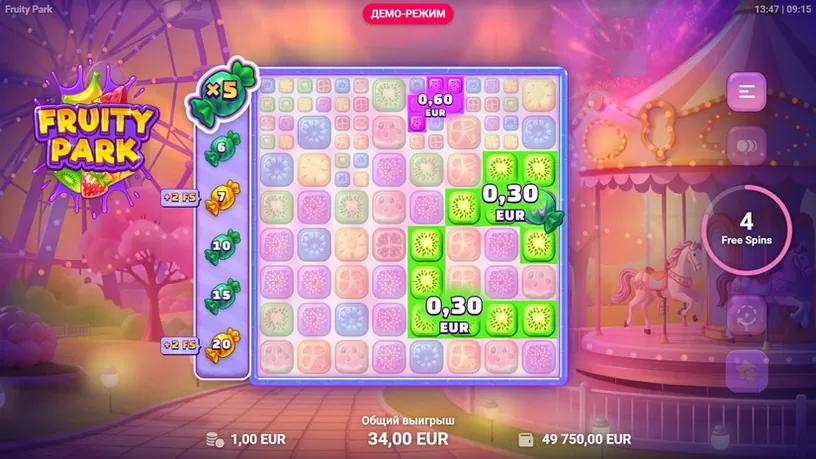Fruity Park slot screenshot 4