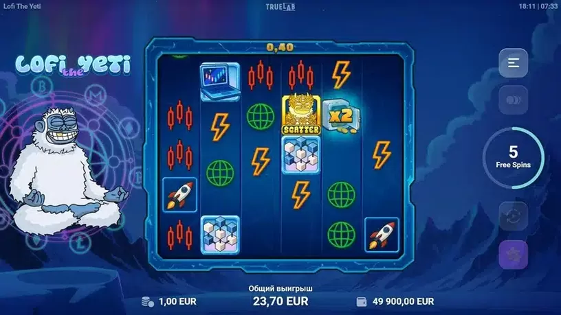 Lofi The Yeti slot screenshot 5
