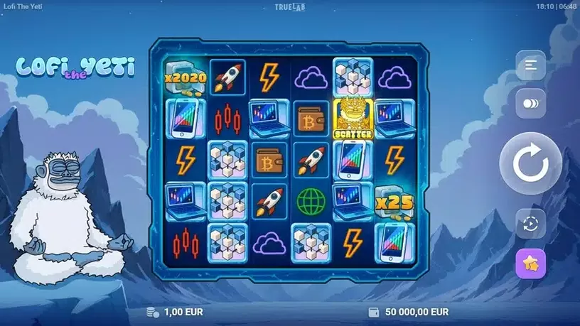 Lofi The Yeti slot screenshot 1