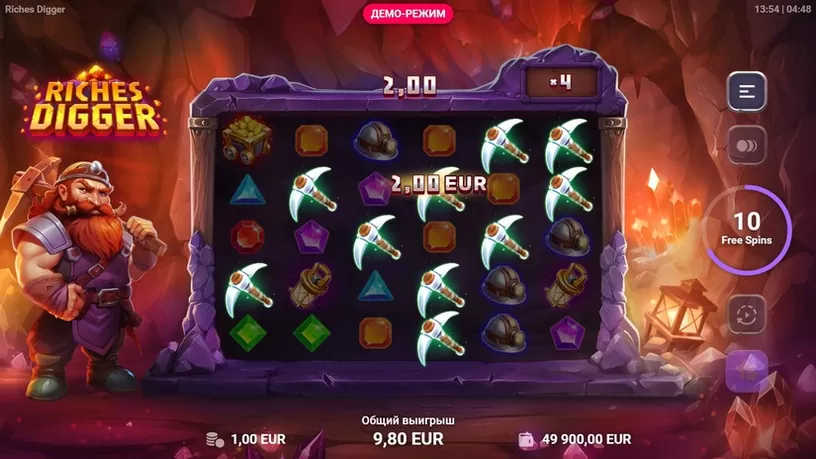 Riches Digger slot screenshot 5