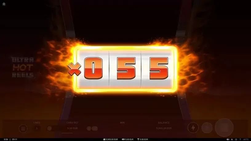 Ultra Hot Reels slot screenshot 3