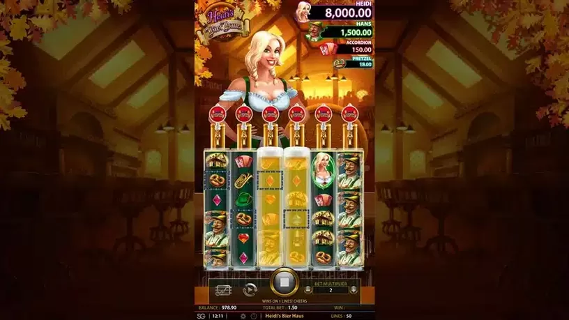 Heidi’s Bier Haus slot screenshot 4