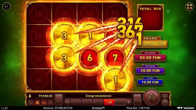 16 Coins™ slot screenshot 4