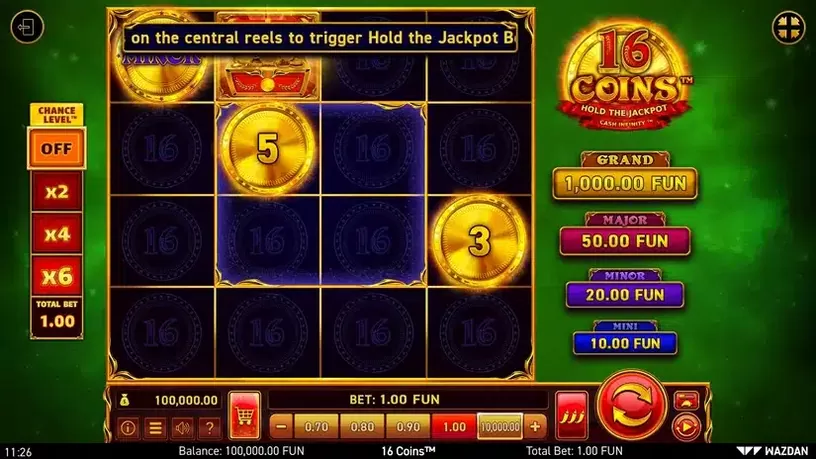 16 Coins™ slot screenshot 1