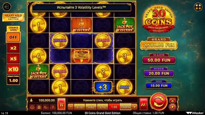 30 Coins Grand Gold Edition slot screenshot 1