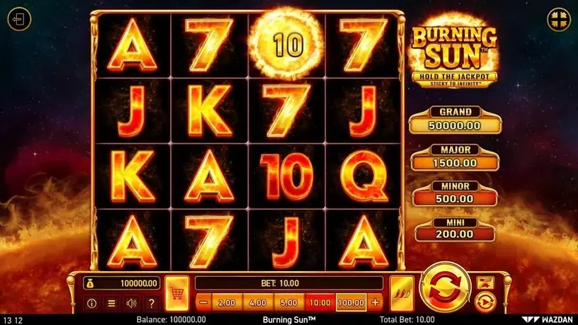 Burning Sun™ slot screenshot 1