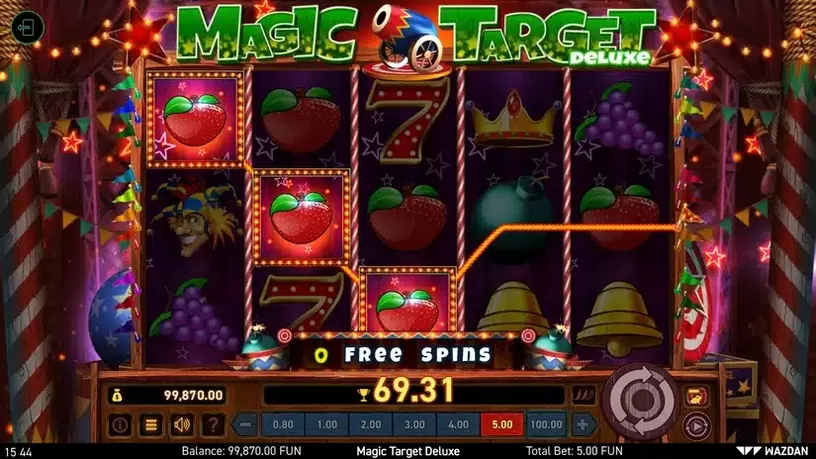 Magic Target Deluxe slot screenshot 5