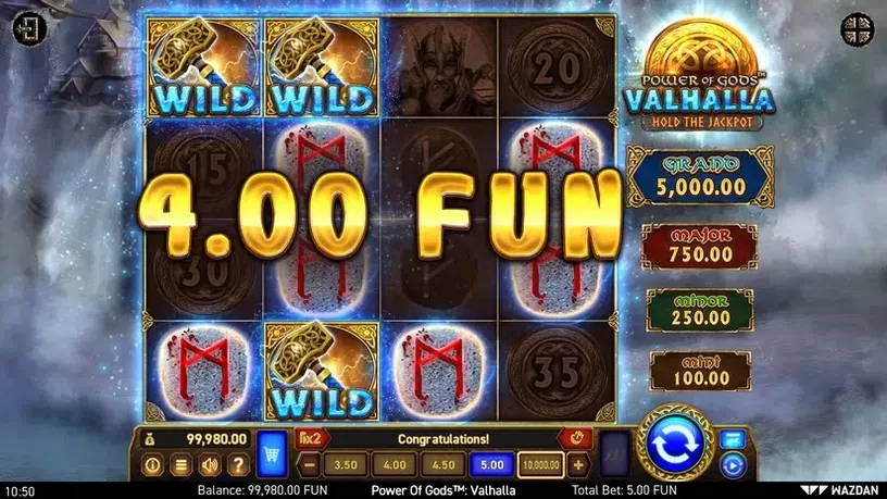 Power of Gods™: Valhalla slot screenshot 2
