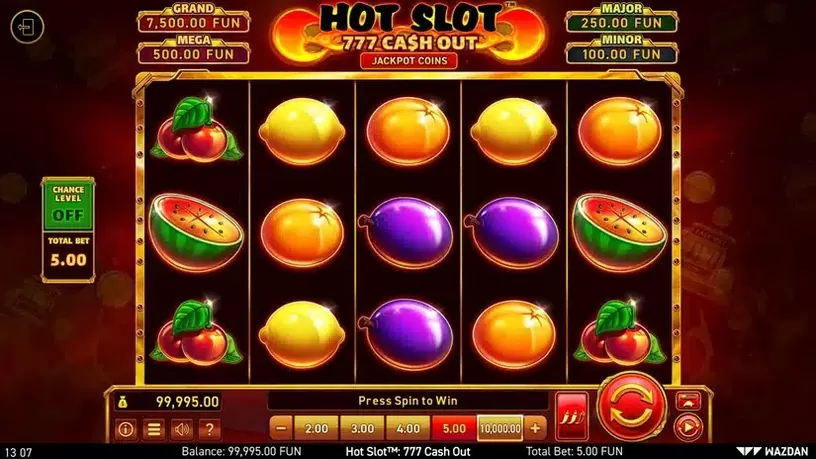 Hot Slot™: 777 Cash Out slot screenshot 1