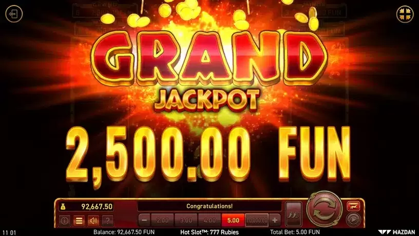 Hot Slot™: 777 Rubies slot screenshot 7