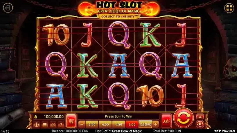 Hot Slot™: Great Book of Magic slot screenshot 1