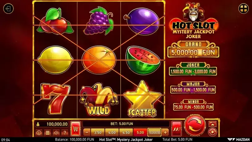 Hot Slot™: Mystery Jackpot Joker slot screenshot 1