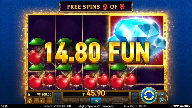 Mighty Symbols™: Diamonds slot screenshot 5