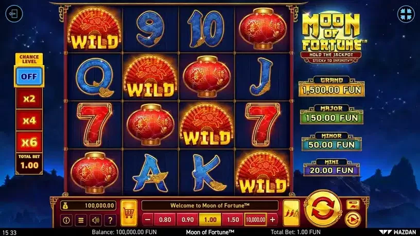 Moon of Fortune slot screenshot 1