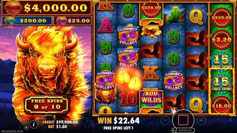 Fire Stampede 2 slot screenshot 5