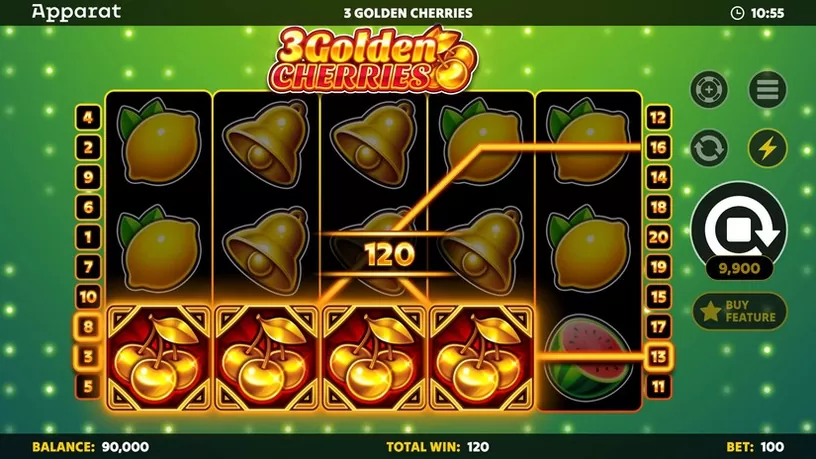 3 Golden Cherries slot screenshot 2