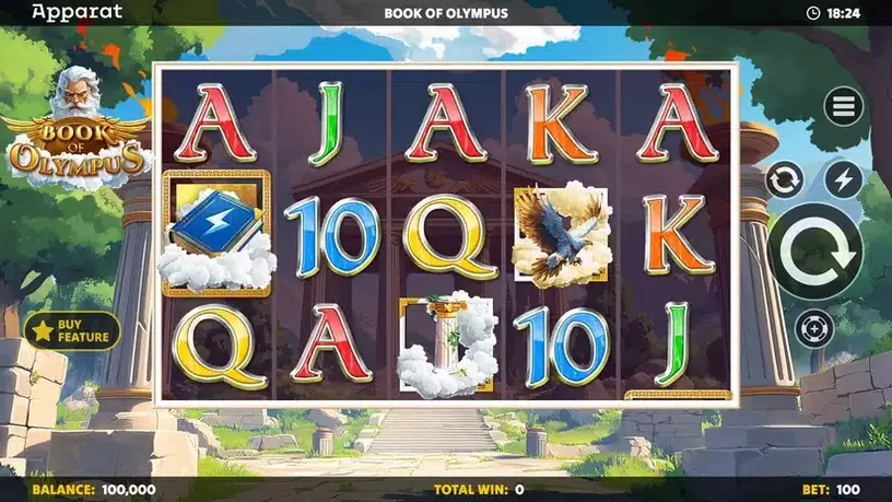Book of Olympus slot screenshot 1