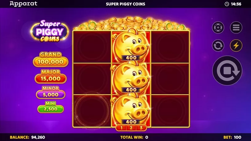 Super Piggy Coins slot screenshot 4