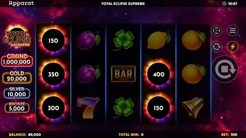 Total Eclipse Supreme slot screenshot 3