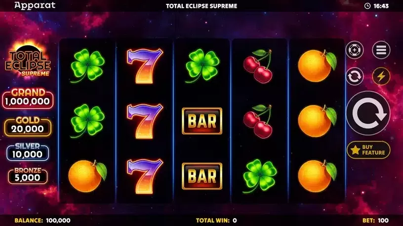 Total Eclipse Supreme slot screenshot 1