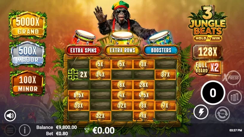 3 Jungle Beats slot screenshot 4