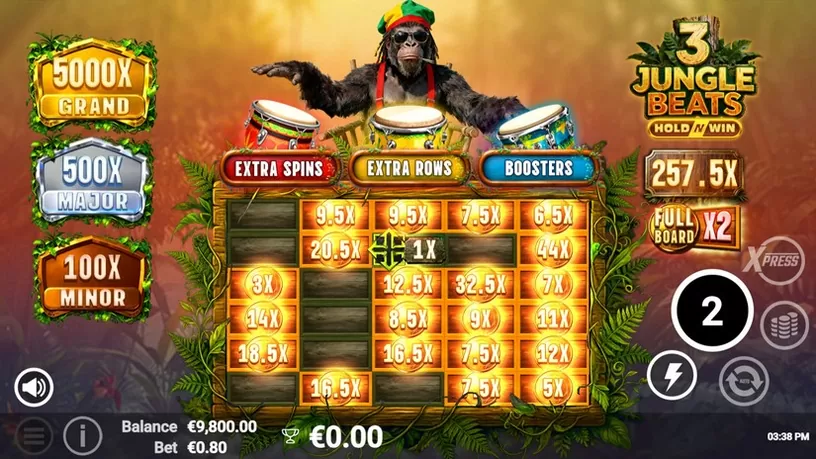 3 Jungle Beats slot screenshot 5
