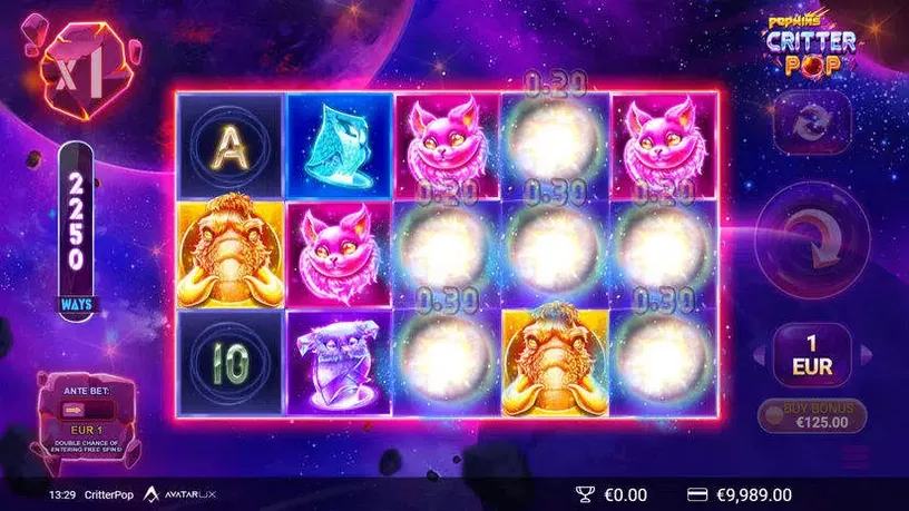 CritterPop slot screenshot 1