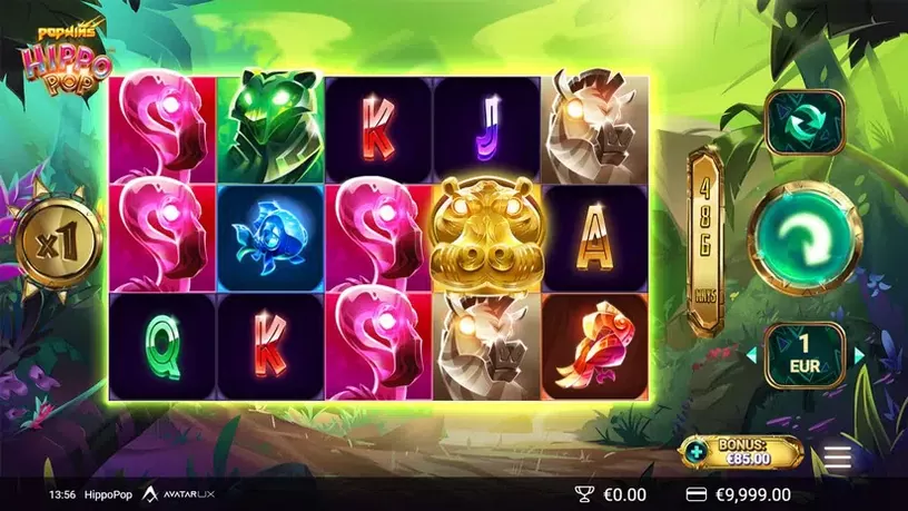 HippoPop slot screenshot 1