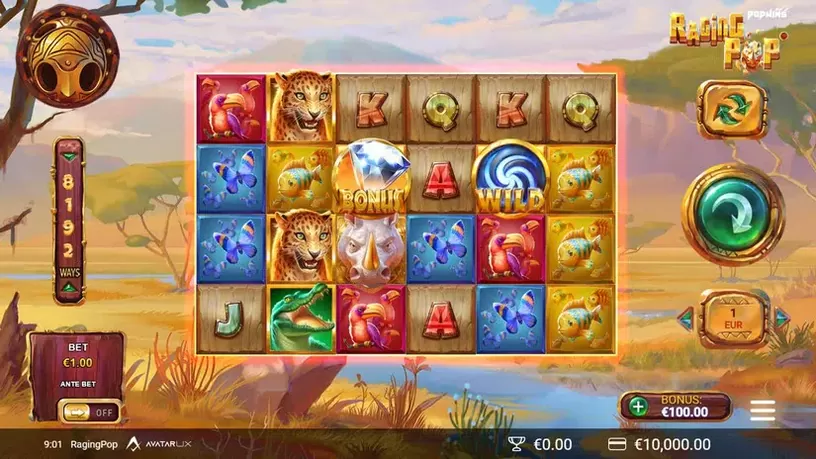 RagingPop slot screenshot 1