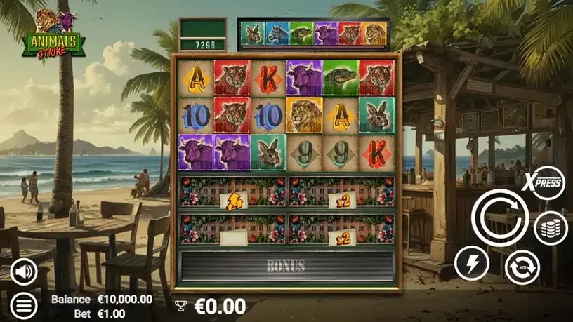 Animals Strike slot screenshot 1