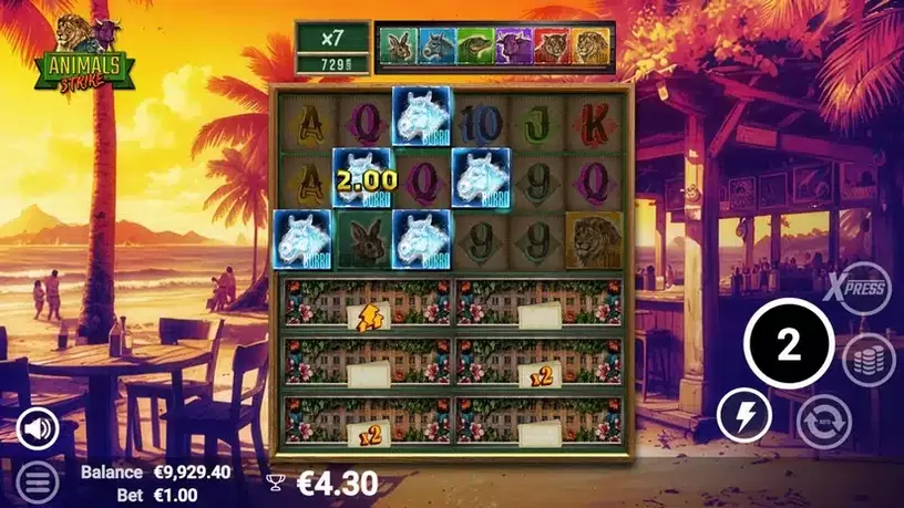 Animals Strike slot screenshot 4