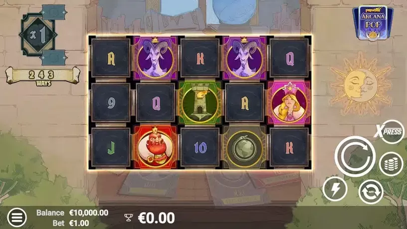 ArcanaPop slot screenshot 1