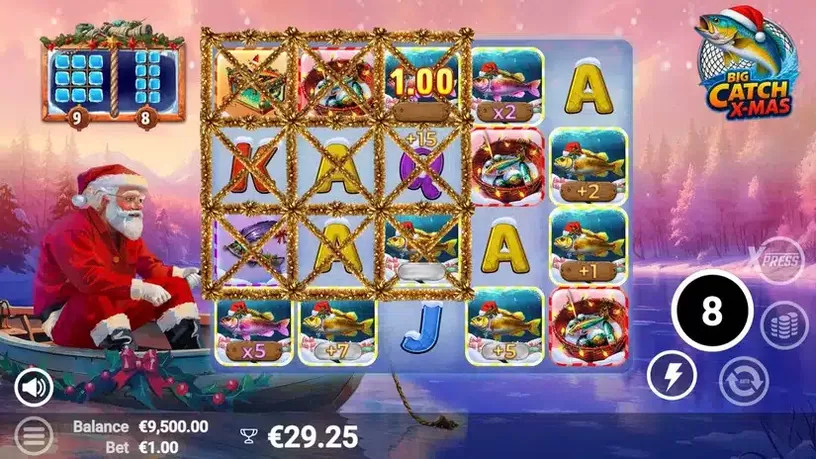 Big Catch Xmas slot screenshot 5