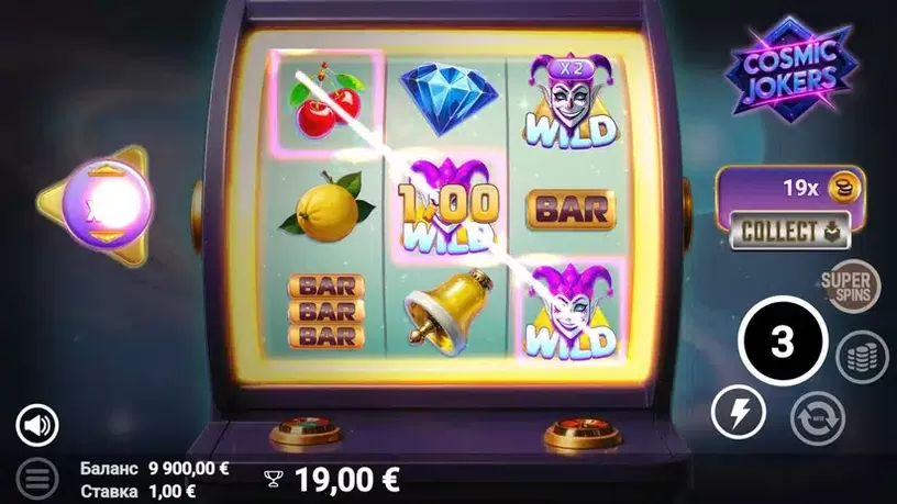 Cosmic Jokers slot screenshot 3