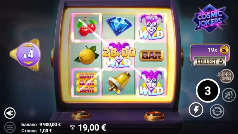 Cosmic Jokers slot screenshot 4