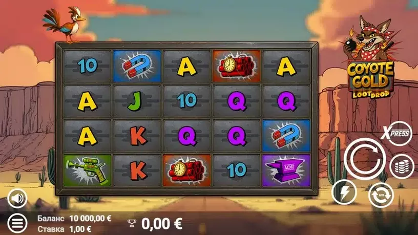 Coyote Gold slot screenshot 1