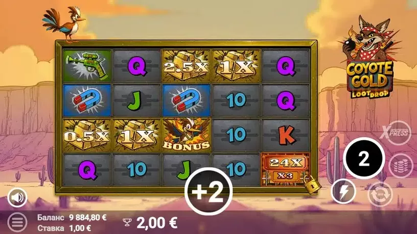 Coyote Gold slot screenshot 6