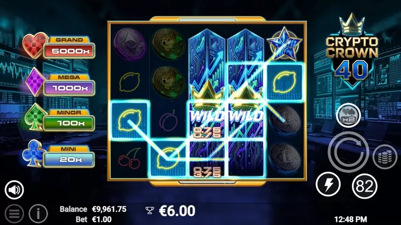 Crypto Crown 40 slot screenshot 4