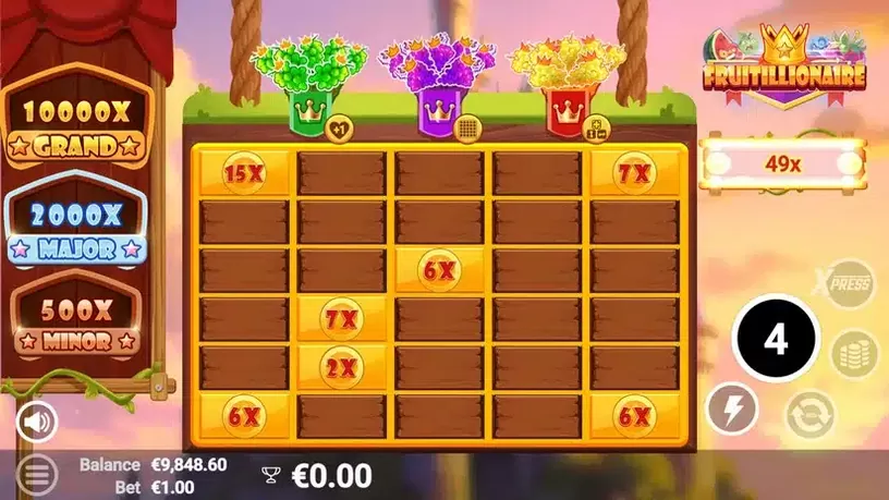Fruitillionaire slot screenshot 3
