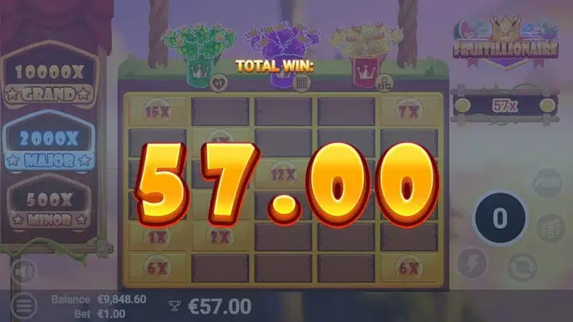 Fruitillionaire slot screenshot 4