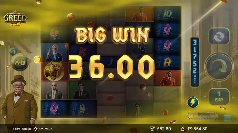 Greed slot screenshot 5