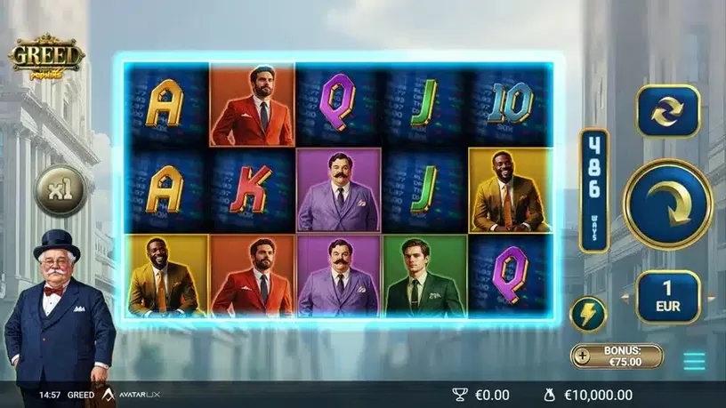 Greed slot screenshot 1