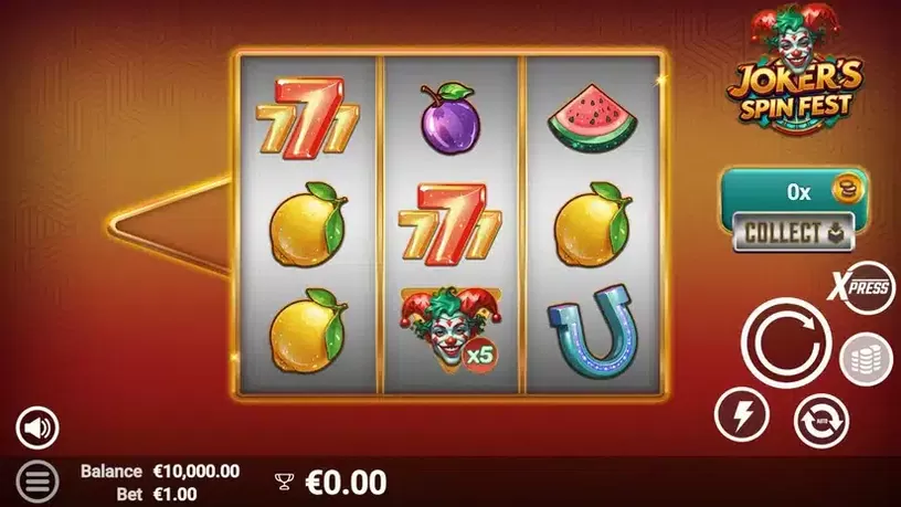 Joker’s Spin Fest slot screenshot 1