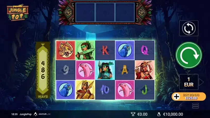JunglePop slot screenshot 1